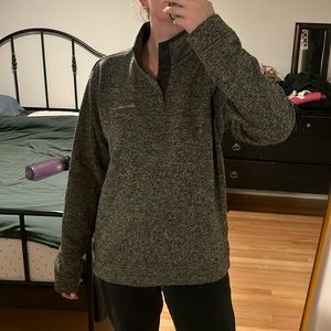 Eddie Bauer Radiator fleece mock neck snap pullover